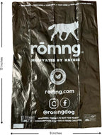 Compostable Dog Poop Bags, Plant-Based, TUV Certified, Unscented, Leak-Proof, 12 Rolls, 180 Bags, Black
