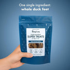 King Lou Pets Duck Jerky Treats – Single Ingredient Dehydrated Duck Breast – USA Made Cat & Dog Snack – High Protein Pet Treat – 1 lb (Prior to Freeze-Drying)