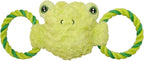 Jolly Pets Jolly Tug-a-Mal Frog Tug/Squeak Toy, Large