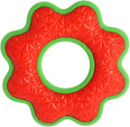 Dingo Toy for Dog, Durable TPR Rubber for chewers, Fetch Toy for Play, Boomerang 9.1", 17395 (Flower)