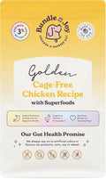 Bundle x Joy Superfood Dry Dog Food - Pet Food for Small, Medium and Large Breeds - Made with Real Ingredients - Nutrient Dense Probiotic Dog Food to Support Healthy Digestion (12 Pound, Chicken)