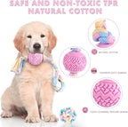 Dog Rope Toys for Small Dog, Interactive Chew Toys for Puppy, Tug of War Toy, Teeth Cleaning Toy Gift Set for Medium Dogs (5 Pack)