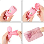 ECO-CLEAN 360 Count Dog Poop Bags with Dispenser, Leak-Proof, Cherry Blossom scented