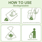 Green Dog Poo Bags Lavender scent -120 Large Biodegradable Poop Bags, Extra Thicken Strong Corn Starch Blended Compostable Leak Proof Poop Waste Bag for Dogs