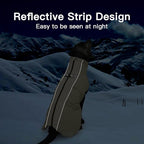 Medium Dog Coat Dog Winter Jacket,Warm Zip Up Snowsuit Dog Harness Vest Reflective Water-Resistant Dog Coat Dog Snow Jacket for Medium Dogs Jack Russell, Mini Schnauzer, Apricot