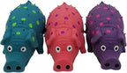 3 Pack Latex Pig Dog Toys That Oinks Dog Squeaky Toy for Small Medium Large Dogs (Red, Blue, Purple)