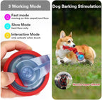 Interactive Dog Toys with Motion Activated, Squeaky Dog Toy Active Rolling Ball Wicked Ball for Daily Training, USB Rechargeable, Wicked Balls