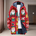Oversized Full Zip Hoodie for Men Sherpa Fleece Lined Jacket with Hood Soft Warm Winter Coat with Pockets