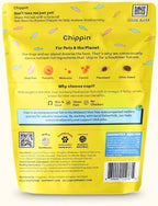 Chippin Giftable Soft Dog Treat | Wild-Caught Fish & Pumpkin Jerky for Dogs | Dog Birthday, Adoption, No Chicken, Grain-Free, Hypoallergenic | Made in USA, 4-Pack