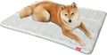 Dog Bed Crate Mat(36" X 23"), Soft Plush Dog Bed Pad Machine Washable Crate Pad, Dog Sleeping Mat with Anti Slip Bottom