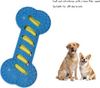 TPR Teeth Grinding Bones for Dog Toys, Bite Resistant Interactive Training, Durable Toys for Puppies, Chewing Bones for Dogs, (Blue)