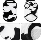 Adorable Cow Print Dog Shirts – Lightweight, Cozy Outfit for Small to Medium Dogs, Soft & Snuggly Pet Wear for Everyday Comfort and Cuteness.Back & 3XL