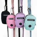 COOWONE Dog Treat Pouch with Clip, Treat Pouches for Pet Training, Small Dog Treat Container Treat Bag for Leash, Waterproof Dog Treat Bag, Hands-free Training Pouch