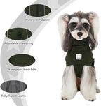 Waterproof Dog Raincoat, Hooded Raincoat for Dachshund Whippet Small Medium Large Dogs, Adjustable Dog Rain Coat Jacket (04(Chest 20''-23'', Back 16.5-18.5''))