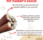 Amazing Dog Treats - Bully Sticks for Small Dogs (6 Inch Junior - 100 Count) - Premium Thin Bully Sticks for Dogs - High Protein, Grass Fed, Additive Free