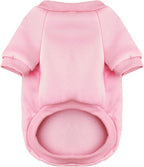 Puppy Sweater for Small Dogs Clothes Warm Winter Cat Clothe Pet Sweatshirt Knitwear Doggie Kitten Clothing, Pink, X-Small