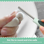 8-in-1 Pet Grooming Kit for Dogs & Cats - Includes Slicker Brush, Nail Clippers, Comb, Scissors, Toothbrush & Collapsible Bowl - Deshedding, Hair Trimming & Care Set, Travel Bag