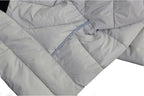 Dog Warm Jacket, Outdoor Snow Covered Reflective Windproof, Adjustable M/L Zippered Vest for Medium to Large Dogs (Off White) M