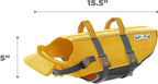 Outward Hound Granby Splash Dog Life Jacket, High-Buoyancy Dog Life Vest for Swimming, Boating, and Water Safety, Medium, Yellow