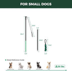 FXW TugPal Outdoor Tug of War Toy for Dog,Interactive Exercise Game with Fiberglass Rod for Yard,39 inch for Small Dogs up to 20 lbs| Rustproof & Hands-Free Play,│Patent Pending