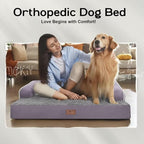 Small Dog Bed and Cat Sofa Waterproof Orthopedic Dog Beds for Small Dogs Cat Bed Comfy Pet Couch Sofa Beds with Washable Removable Cover & Non-Slip Bottom