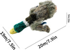 ALL FOR PAWS Duck Squeaky Doy Toy, Duck Dog Toy for Small Medium Breed, Puppy Fetch Toy with Squeaker, Plush Chew Dog Toy, 7.9 x 7.5 x 2 inches, Classic - Mallard S