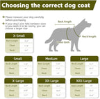 Fleece Hoodie, Windproof Waterproof Coat, Winter Warm Jacket, Cold Weather Pet Apparel Clothes Vest for Small Medium Large Dogs (S, Green)
