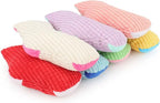 Squeaky Dog Toys, Pet Funny Stuffed Plush Cute Socks Birthday Gift Chew Toys for Small Medium Dogs(Pink White)