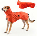 Dog Water-Repellent Raincoat Jacket, Lightweight Reflective Waterproof Clothes for Small Medium Large Dogs, Outdoor for Fall & Spring (Orange, 3XL)