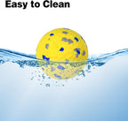 Dog Balls for Aggressive Chewers, Floating Toy for Water Fetch, Bouncy Indestructible Teething Chew and Tennis Balls for Small Medium Large Dogs - 2 Pack