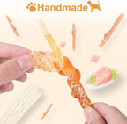 Chicken Wrapped Rawhides Dogs Treats Puppy Training Snacks Sticks Dog Chews 2lb