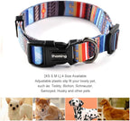 Ihoming Dog Collar and Leash Set for Daily Outdoor Walking Running Training, Splicing Design for Large Boys Girls Dogs Cats Pets, L-Up to 80LBS