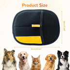 2Pcs Pet Hair Removal Gloves, 2025 New Electrostatic Pet Hair Remover, Washable Reusable Cat Grooming Gloves for Bed Sheets Couch Clothes Carpet, Premium Pet Care Accessory for Cats and Dogs (2)