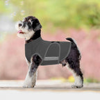 MIGOHI Dog Anxiety Relief Coat,Comfort Anxiety Vest for Dogs,Adjustable Dog Anxiety Calming Wrap for Fireworks,Thunderstorm,Travel,Separation,Anxiety Jacket for Large Dogs,L,Gray