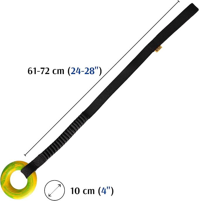 Dingo Puller tug Toy for Dog with Bungee Handle for Dog Training, Agility, tug of war 15674