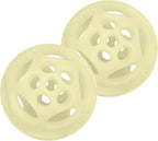 Chew King by Mammoth Glowing Fetch Ball, Dog Ball Toys, Medium 2-Pack Lattice