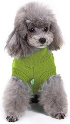 Dog Sweater for Small, Medium, Large Dogs - Warm Winter Classic Turtleneck Pet Clothes Coat for Puppies, Cats - Cute Christmas Sweaters for Girls Boys