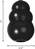 KONG Extreme Dog Toy - Fetch & Chew Toy - Treat-Filling Capabilities & Erratic Bounce for Extended Play Time Most Durable Natural Rubber Material - for Power Chewers - for Large Dogs