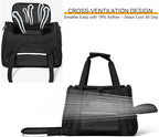 Dog Cat Carrier Soft for Small Pet Up to 16 Lbs TSA Airline Approved Travel Carrier Collapsible Puppy Car Mesh Bag 17.5 * 10.2 * 11.4 inch - Black