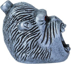 Aztec Death Whistle, Up To125+ Decibels Loud Real Screaming Silbato Azteca Death Whistles Loudest Authentic Human Ehecachichtli Sounding Screams Aztec War Whistle Halloween Costumes Gift (Silver)