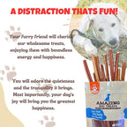 Amazing Dog Treats - Bully Sticks for Small Dogs (6 Inch Junior - 25 Count) - Premium Thin Bully Sticks for Dogs - Best Bully Stick Dog Chews - Bully Bones for Puppies and Small Breeds