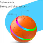 Dog Balls, Interactive Dog Toys, Smart Automatic Active Rolling Moving Ball for Medium/Large Dogs, Fun Dog Toys to Keep Pet Busy,Birthday Gifts,USB Rechargeable, Orange