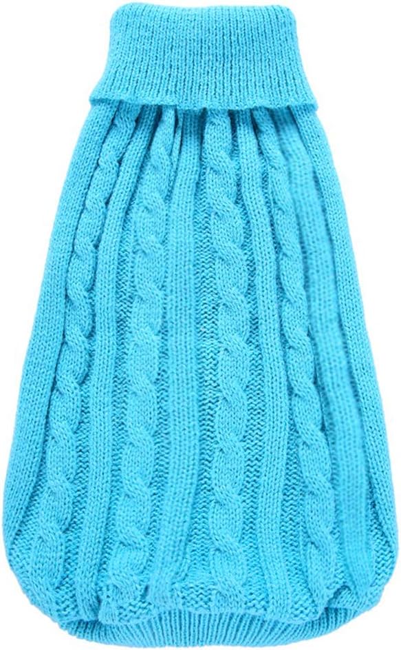 Dog Sweater for Small, Medium, Large Dogs - Warm Winter Classic Turtleneck Pet Clothes Coat for Girls Boys Puppy Cat - Cute Christmas Sweater