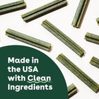 Pupford Dental Chews for Dogs, All-Natural 4-Inch Sticks for Plaque, Tartar & Bad Breath, Grooved Texture, Limited Ingredients, Made in USA (30 Count)