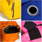 Kukaster Pet Cat’s Restraint Bag for Claw Care Nail Trimming Anti-Scratching Grooming Bag for Cats Medical Examination(Blue-s)