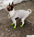 JACKO & CO - Fleece Vest Dog Sweater with Leash Ring - Soft, Warm & Lightweight Pullover Coat for Small & Medium Dogs, Puppies & Cats - Cozy Fall/Winter/Spring Pet Jacket (Grey, Small 4-6lbs)