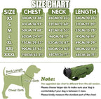 EMUST Dog Vests for Winter, Fleece Lined Dog Coat for Cold Weather Warm Jackets for Small Medium Large Dogs, XXXL