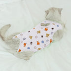 Cat Professional Surgical Recovery Suit,E-Collar Alternative for Cats Dogs,After Surgery Wear, Pajama Suit,Home Indoor Pets Clothing Football S