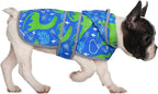 HDE Dog Raincoat with Clear Hood Rain Jacket Poncho for Small Medium Large Dogs Dinosaurs - S