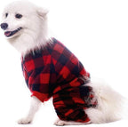 SCENEREAL Dog Pajamas for Large Sized Dogs - Soft Pet Sweater Clothes Pjs, Warm Comfy Puppy Coat Onesie Outfits for L XL XXL Doggie Winter, Holiday Christmas Dog Costume Jammies